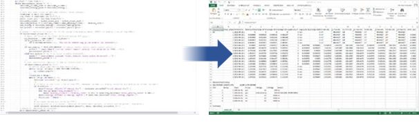 Ejemplo de script de Python con exportacion de datos de medicion y resultados de evaluacion Adler Instrumentos